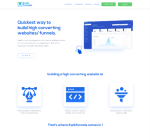 client website kwick funnel