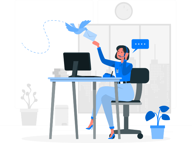 contact with company